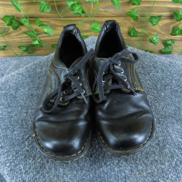 Born Women's Sneaker Black Leather Size 7.5M Gently‎ Used 2025 - Picture 2 of 6